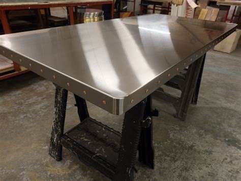 metal sheet for table top|sheet metal table top diy.